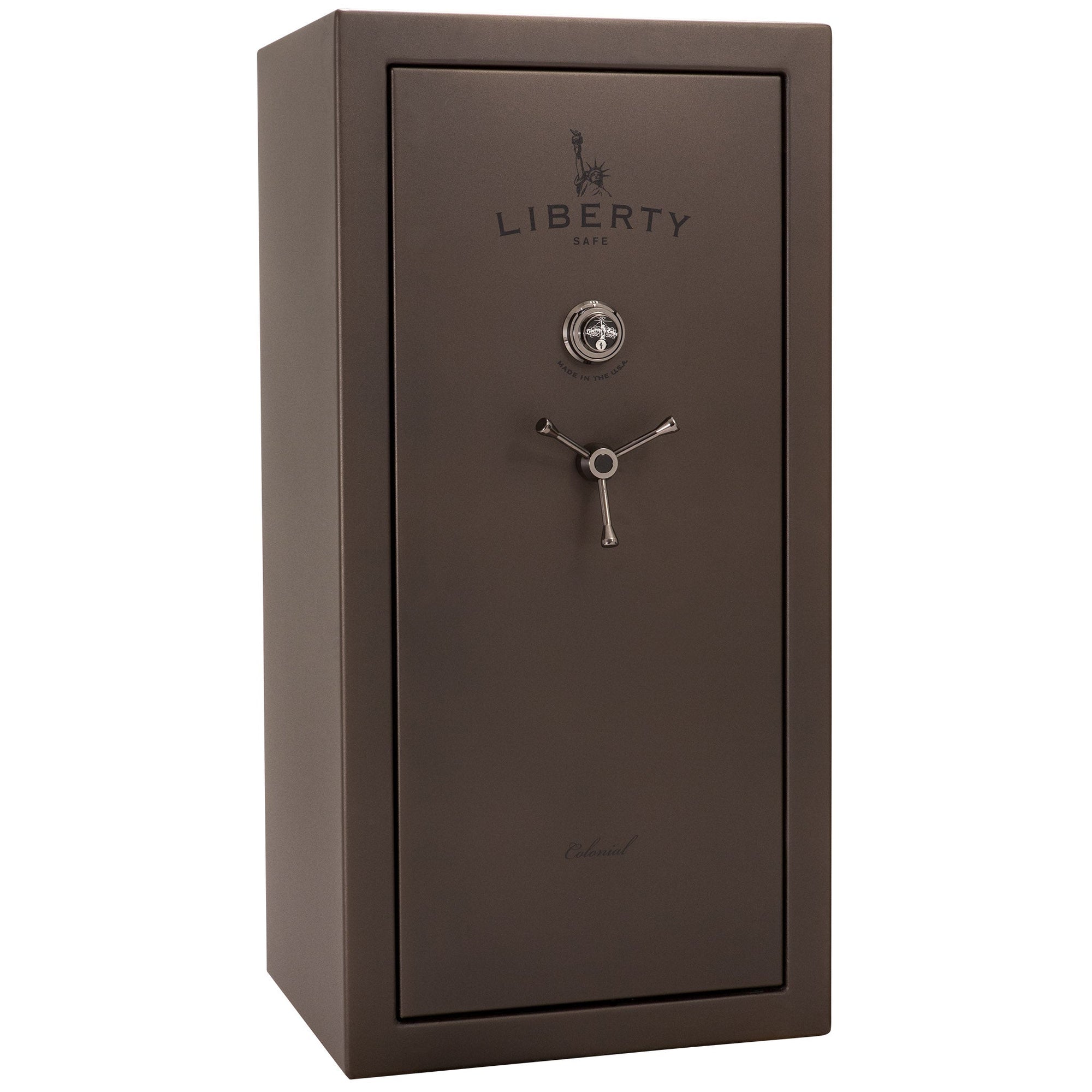 Colonial Series | Level 4 Security | 75 Minute Fire Protection | 23 PRO FLEX | DIMENSIONS: 60.5"(H) X 30"(W) X 22"(D*) | Bronze Textured | Mechanical Lock - Closed