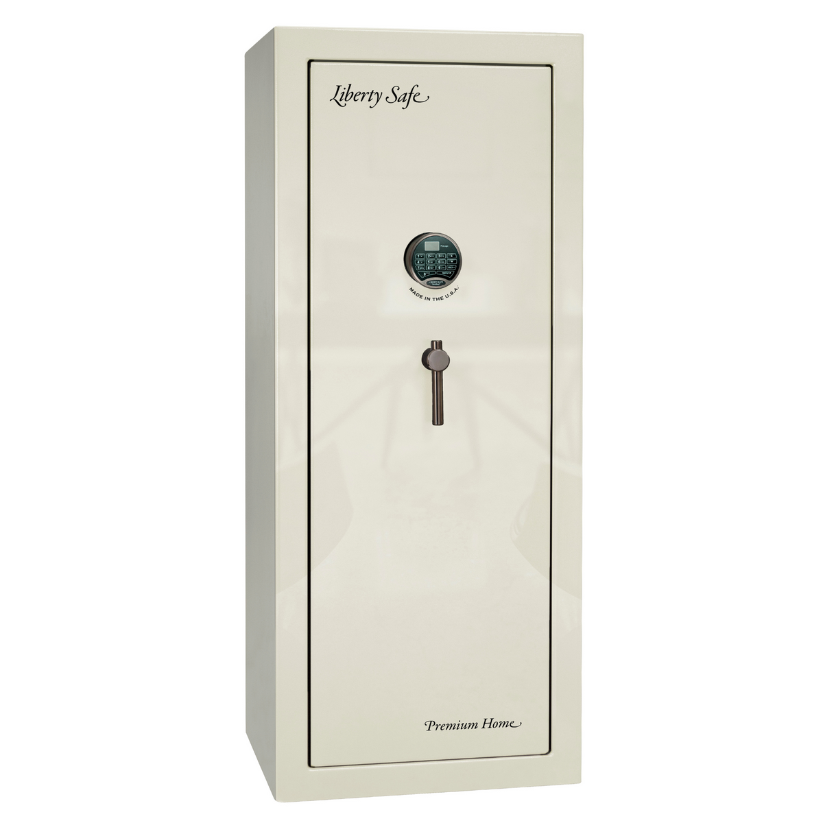 Premium Home Series | Level 7 Security | 2 Hour Fire Protection | 17 | Dimensions: 59.25&quot;(H) x 24&quot;(W) x 20.25&quot;(D) | White Gloss - Closed Door